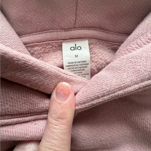 Alo yoga make wave hoodie Sunset Pink Tonal medium - Picture 13 of 13